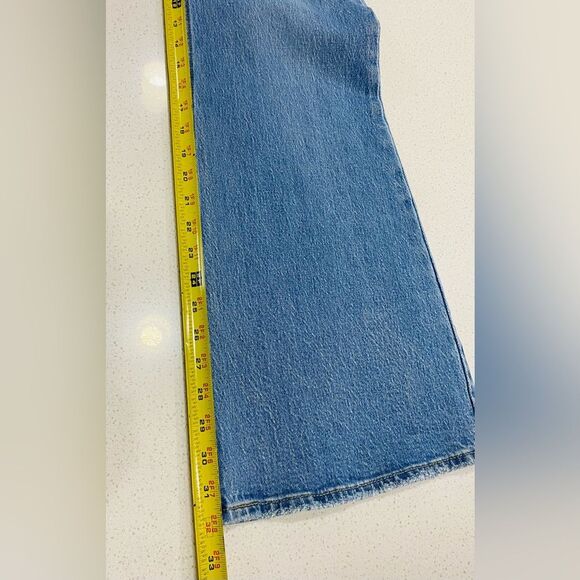 Levi’s Premium 70s High Flare Jeans 28x32 Stretch Denim EUC Retro Style - Picture 7 of 14